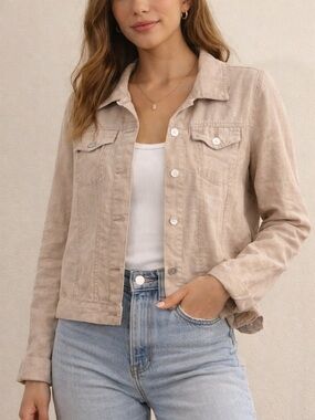 Statements Linen Jacket size medium